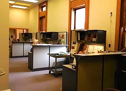 [photo, Allegany County Circuit Court Clerk's Office, Courthouse, 30 Washington St., Cumberland, Maryland]