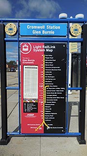 [photo, Cromwell Light Rail Station, 7378 Baltimore & Annapolis Blvd., Glen Burnie (Anne Arundel County), Maryland]