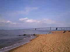 [photo, Sandy Point State Park near Chesapeake Bay Bridge (Anne Arundel County), Maryland]