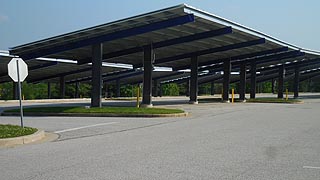 [photo, Solar panels, Community College of Baltimore County, Catonsville, Maryland]