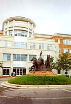 [photo, Prince George's County Courthouse, Marbury Wing (left side of building), Upper Marlboro, Maryland]